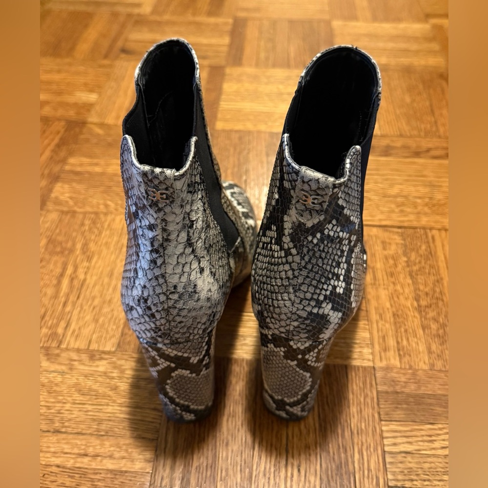 Sam Edelman Raelle Snakeskin Booties - Picture 3 of 5